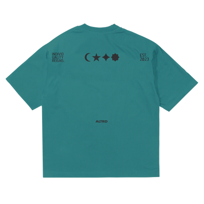 TEAL SIGNATURE OTTOMAN GRAPHICS T-SHIRT